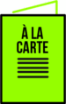 A LA CARTE ICON A LA CARTE ICON