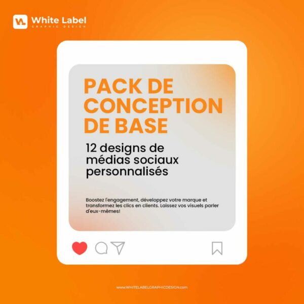 Conceptions de médias sociaux - PACK DE CONCEPTION DE BASE