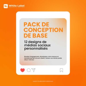 Conceptions de médias sociaux - PACK DE CONCEPTION DE BASE