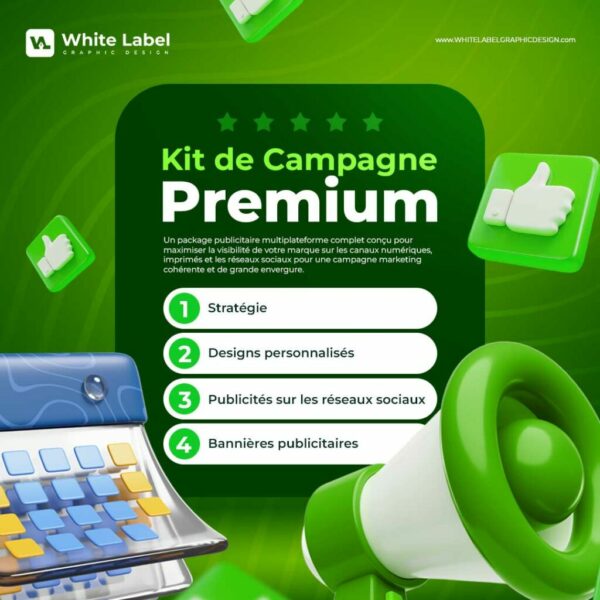 Matériel de marketing - KIT DE CAMPAGNE PREMIUM