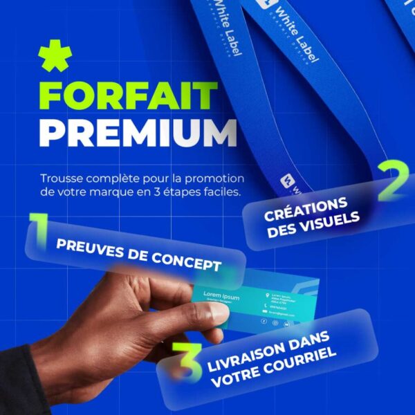 Conceptions imprimées & numériques - FORFAIT PREMIUM