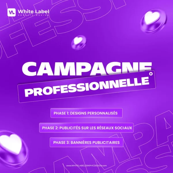 Contenu publicitaire - CAMPAGNE PROFESSIONNELLE